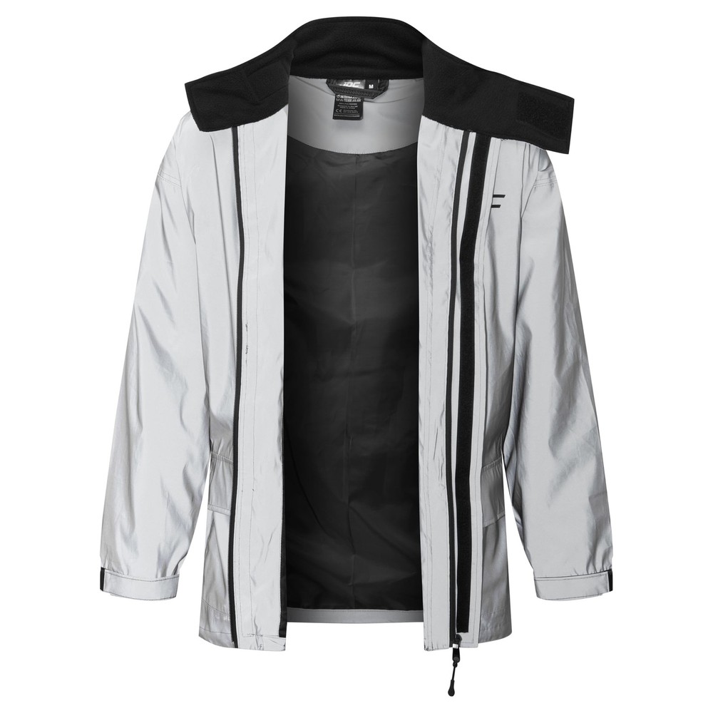 Waterproof Motorcycle Rain Cover Jacket High Visibility Shield Reflective...