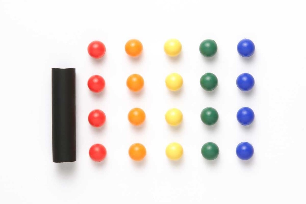 Tamiya - JR Stabilizer Ball Cap, Bright