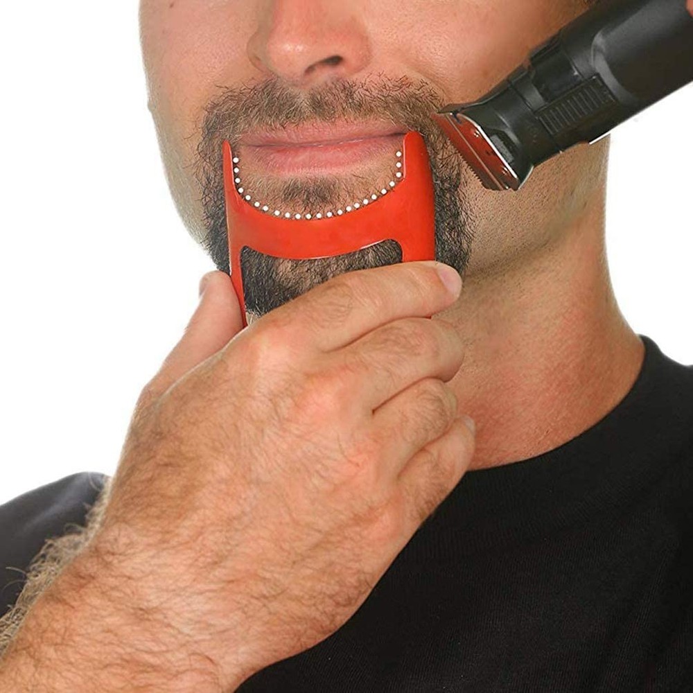 Goatee Shaving Template Shaping Edge Up Tool for Goatee Trimming Lineup Beard...