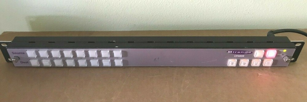 Miranda CP0808 8x8 button panel 1 RU