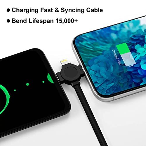 3.3ft 2Pack Retractable Multi Fast Charging Cord, 3 in 1 Multi Charger Cable