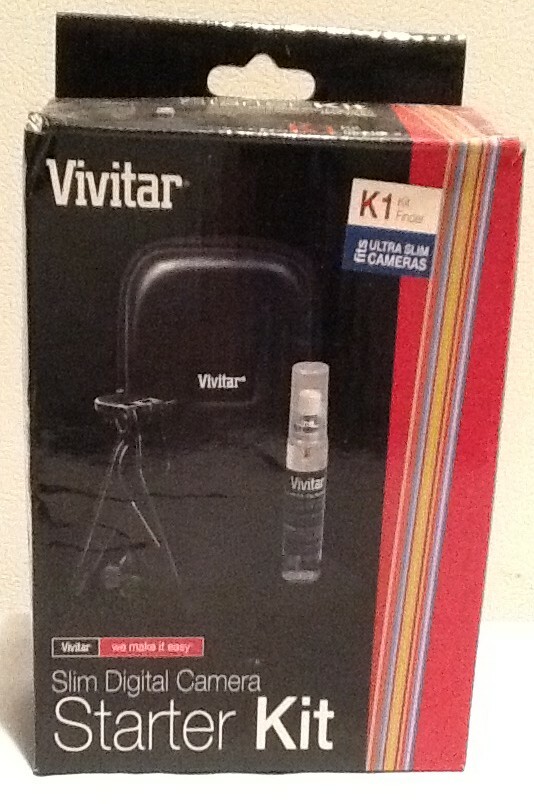 Vivitar Slim Digital Camera Starter Kit K1 Open Box Unused