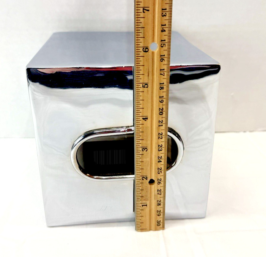 Stainless Steel Tissue Box Cover Vanity Accessories