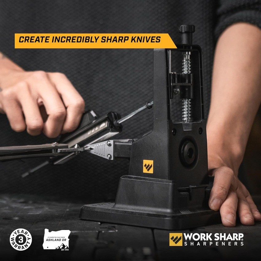 Work Sharp Precision Adjust Elite Knife Sharpener - - For Hunting