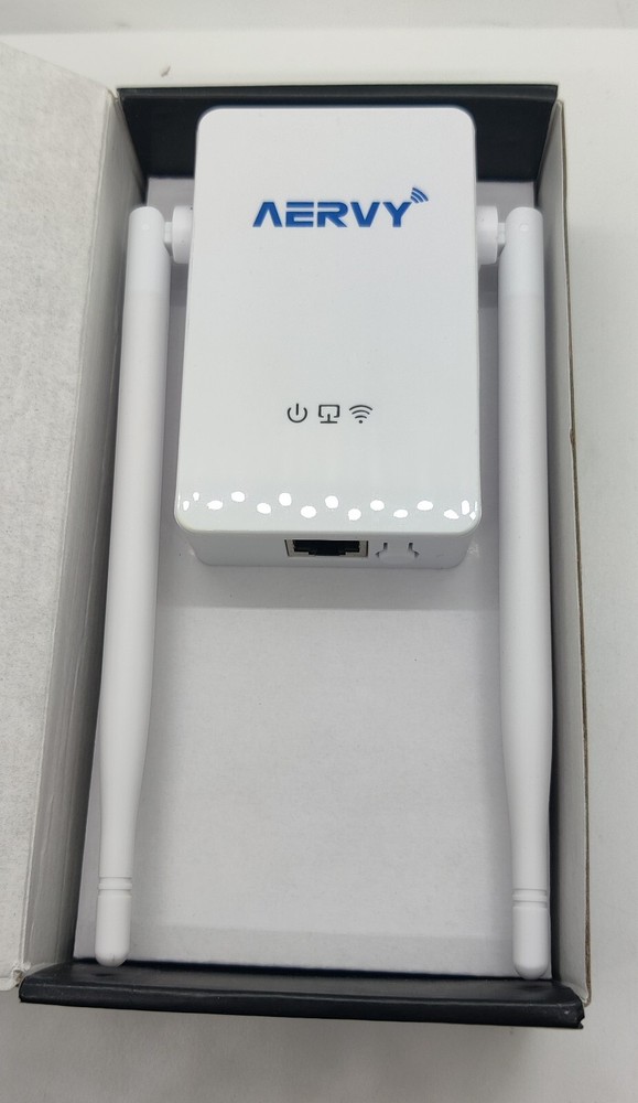 AERVY CF-WR302S 300Mbps WiFi Range Extender-white--- open box