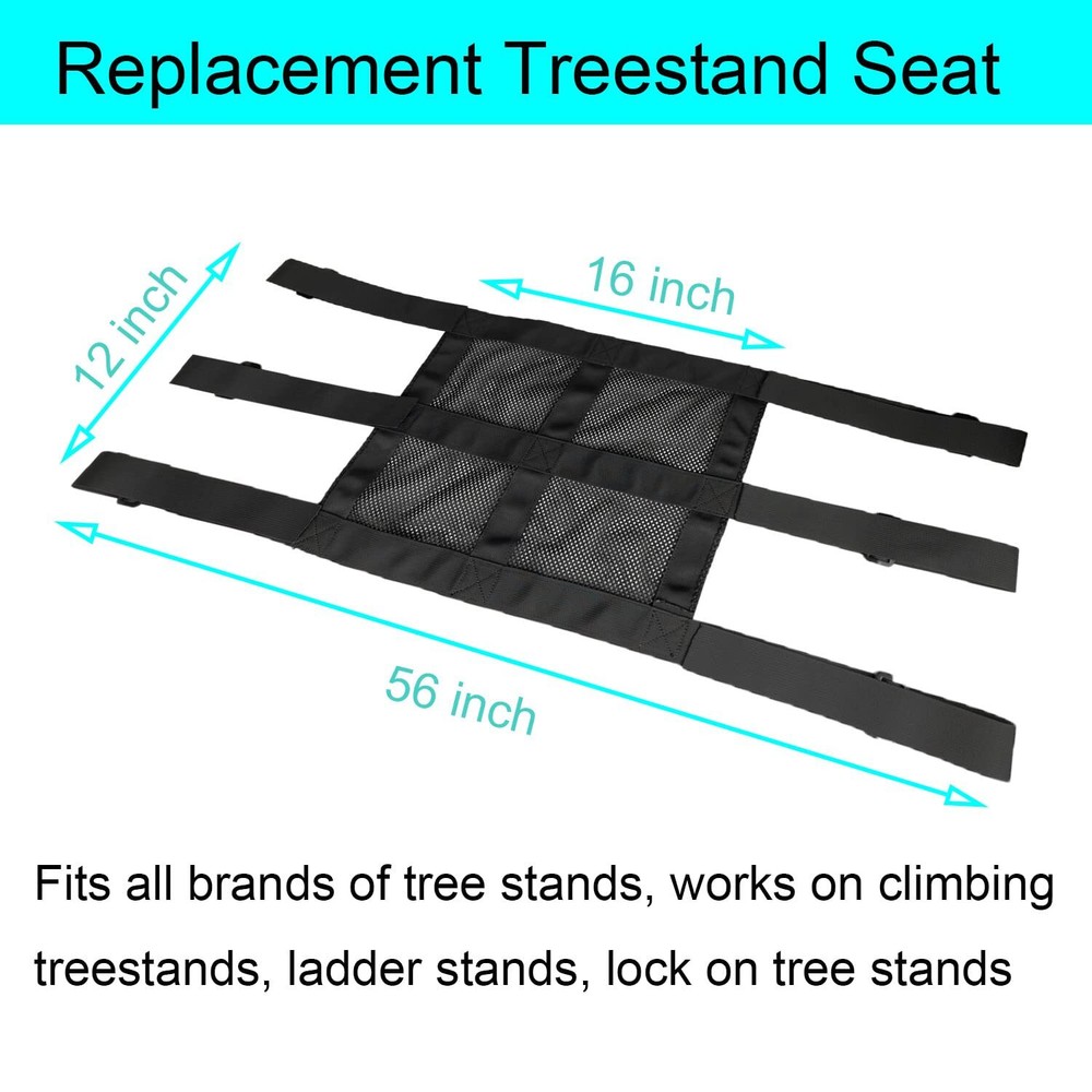 Replacement Treestand Seat Universal Tree Stand Seat Saddle Hunting Accessor...