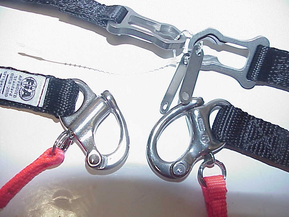 NEW OLD STOCK HANS Device Helmet Tethers & Quick Click Anchors