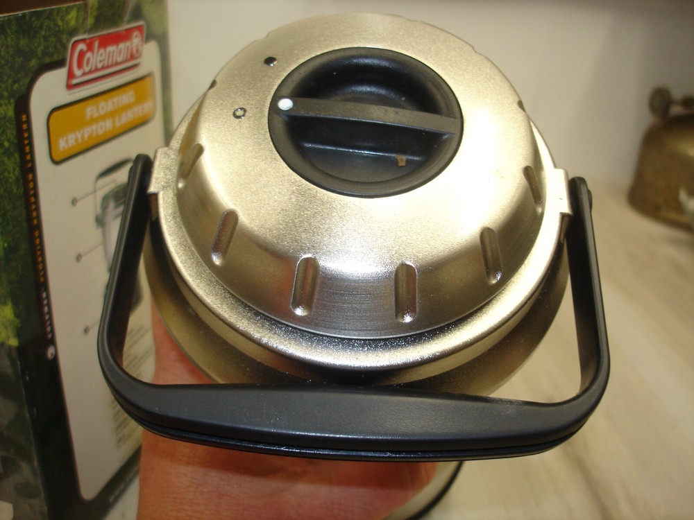 Coleman Floating Krypton Lantern - Silver Metallic Finish in box