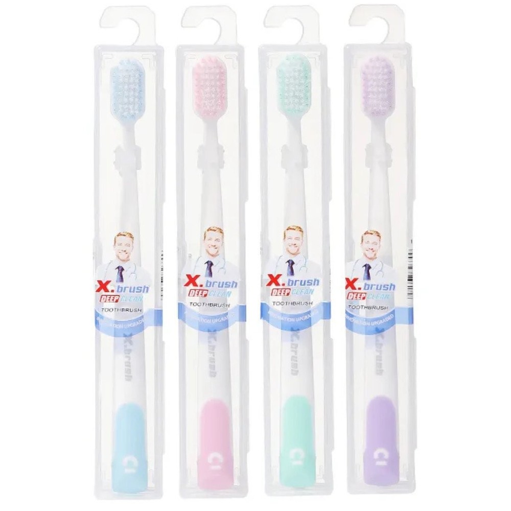 X.-brush Soft Toothbrush with travel case: 1CT