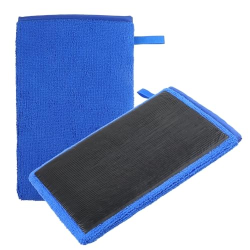 Clay Mitt - Auto Detailing Microfiber Clay Bar, Medium Grade, Blue