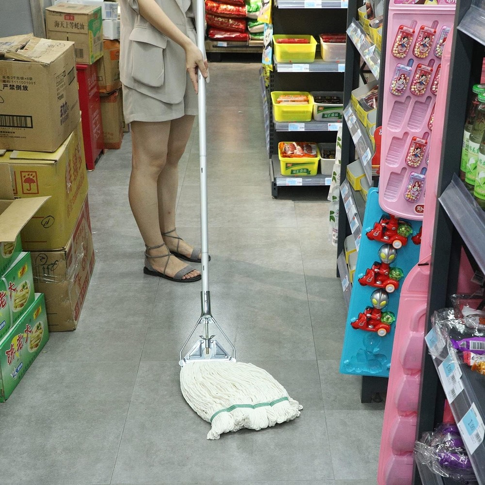 OFO Loop-End String Mop with Extra Head Replacement - Heavy Duty Commercial I...