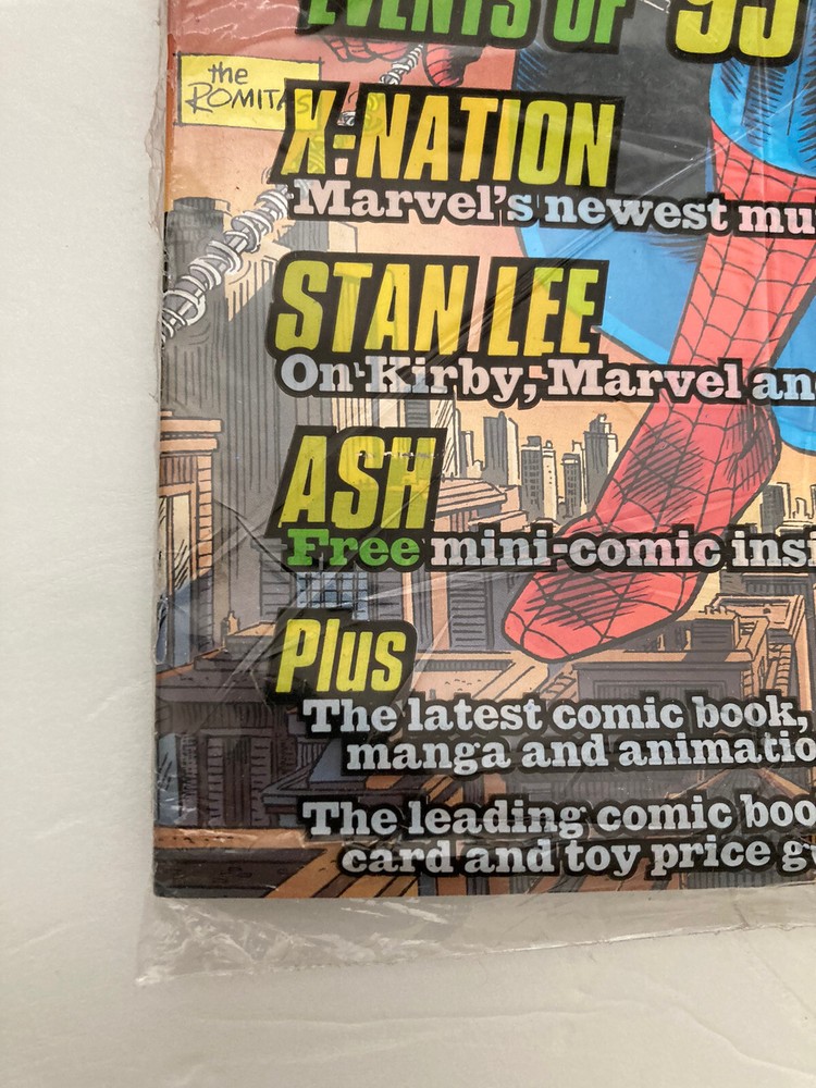 Wizard Comics Magazine January 1996 #53 Polybag Spider-Man With Inserts