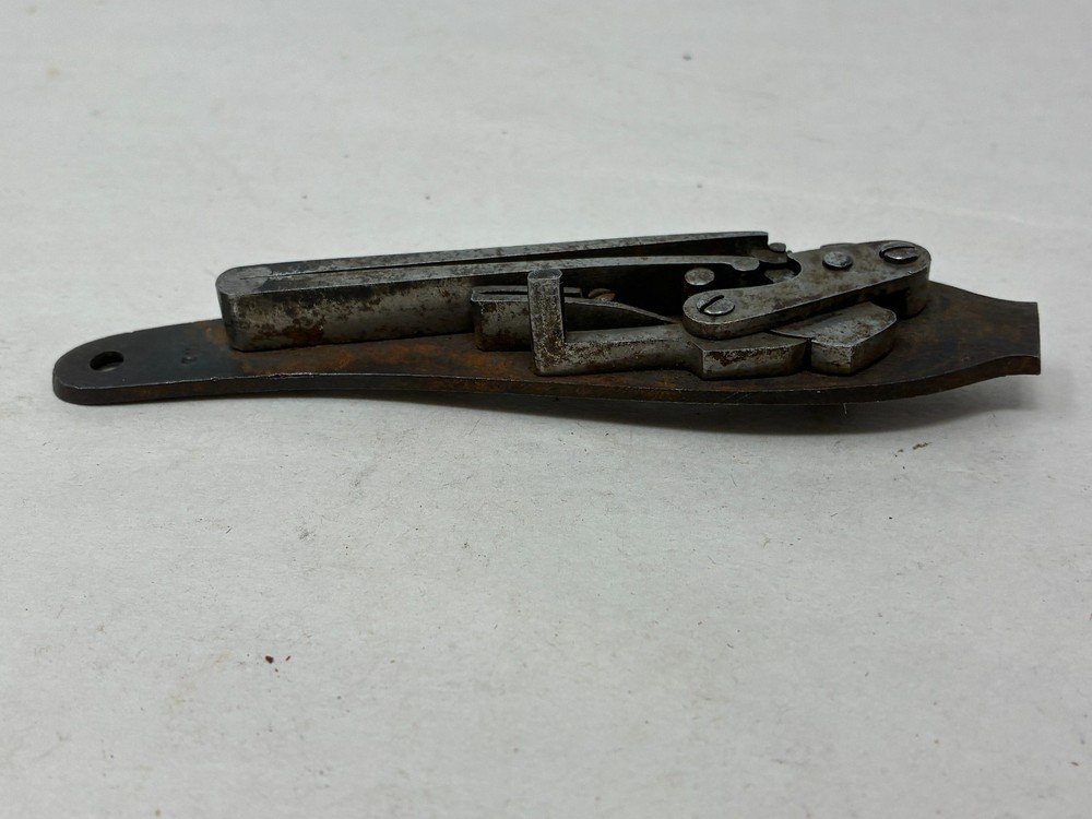 Antique Back Action Percussion lock Marked ND ~ Working!