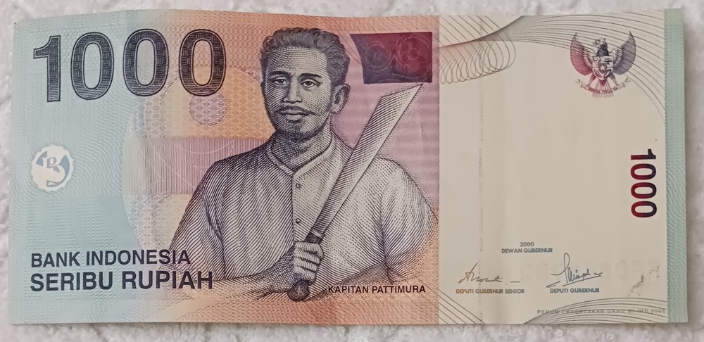 INDONESIA - 2000 - 1000 RUPIAH - FFD648782 - BANKNOTE CIRCULATED