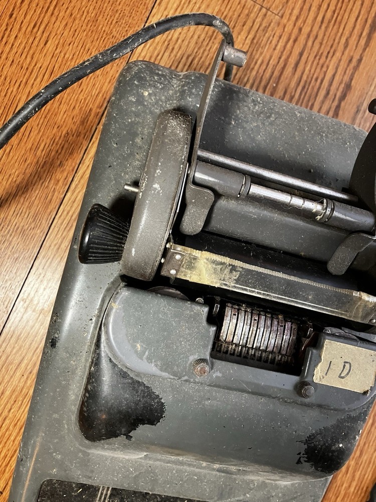 8.5 X 16in Heavy Vintage Adding Machine