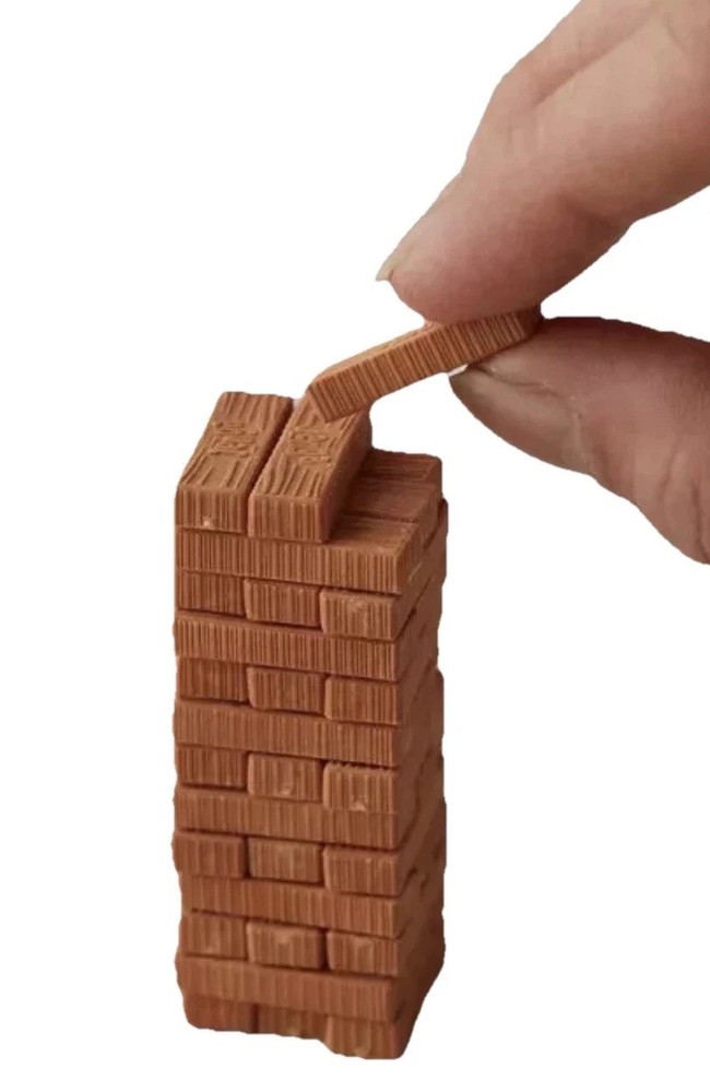 World's Smallest Jenga Game