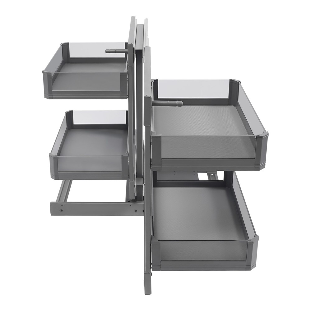 Blind Corner Cabinet Organizer Corner Pull Out Organizer for Kitchen 63*50*59cm