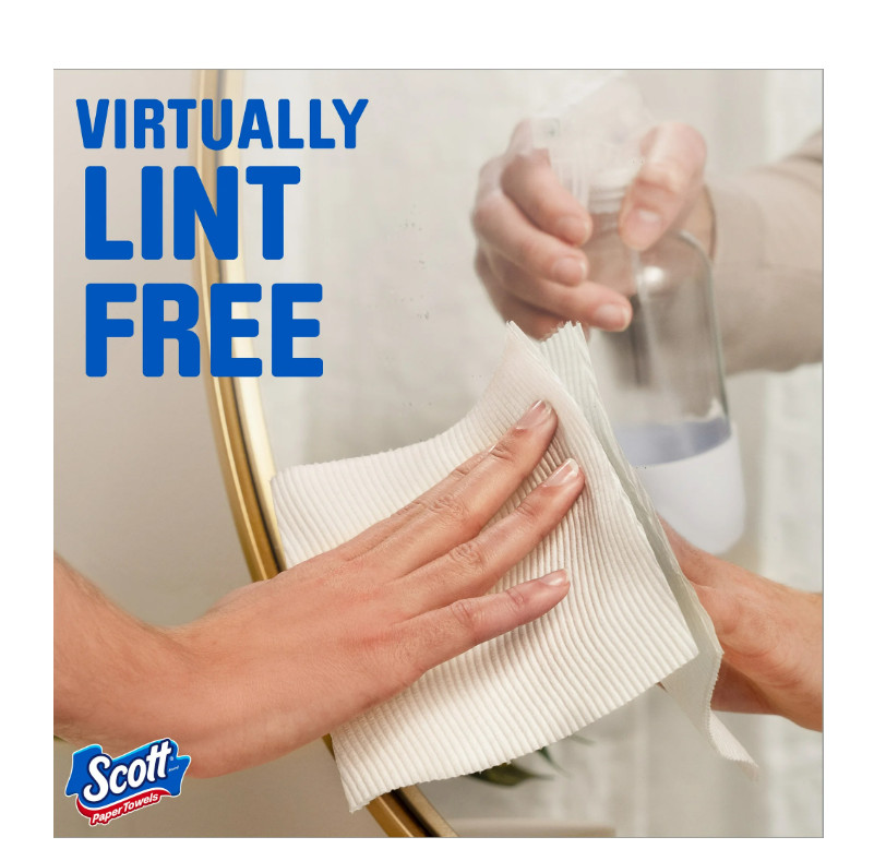 Choose-A-Sheet Paper Towels, 6 Double Rolls Strong & Absorbent