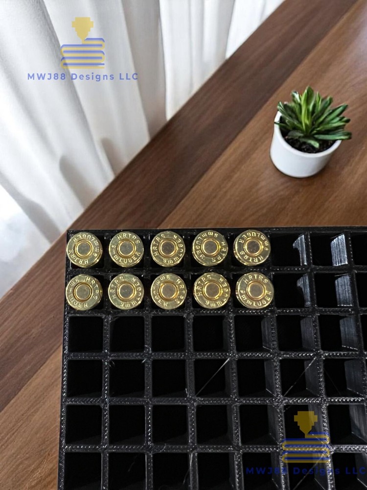 9mm Stackable Ammo Storage Box Tray - 100rd Round - Multiple Colors Available!