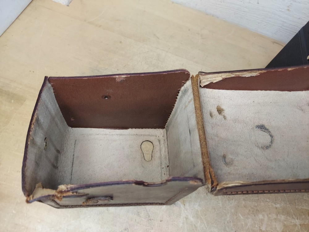 Vintage Bilora Box Camera With Leather Case