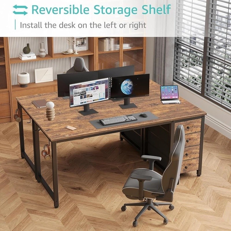 Space Saving Computer Desk Easy Assembly Sturdy Home Office Study Writing New