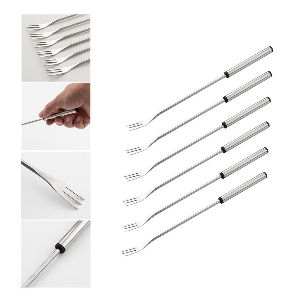 Appetizer Fork Fruit Fork Dessert Table Extended Fork Head Rust Resistant