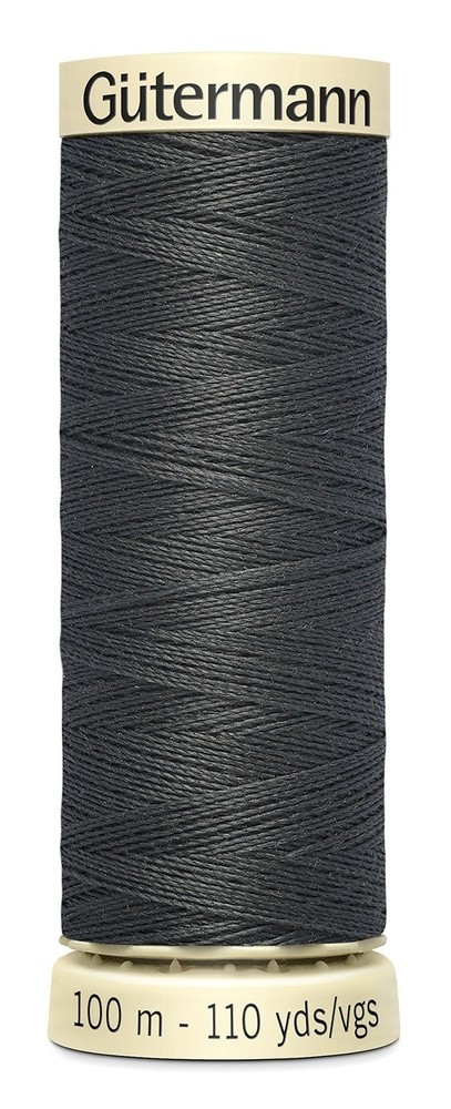 Gutermann Sew-All Thread 110yd-Charcoal - 3 Pack