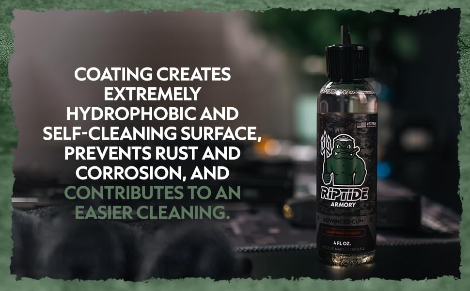 Riptide Armory CLP+ Graphene - Cleans, Lubes, Protects for Firearms
