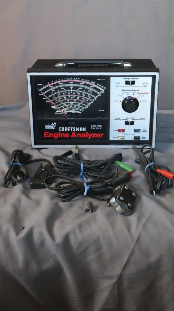 Sears Craftsman 161.210400 Sears Engine Analyzer Solid State Electronic WORKS b
