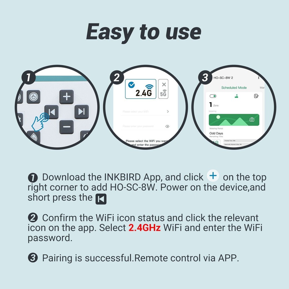 WiFi Remote Sprinkler Controller Lawn Irrigation System Water Control 8 Zone US