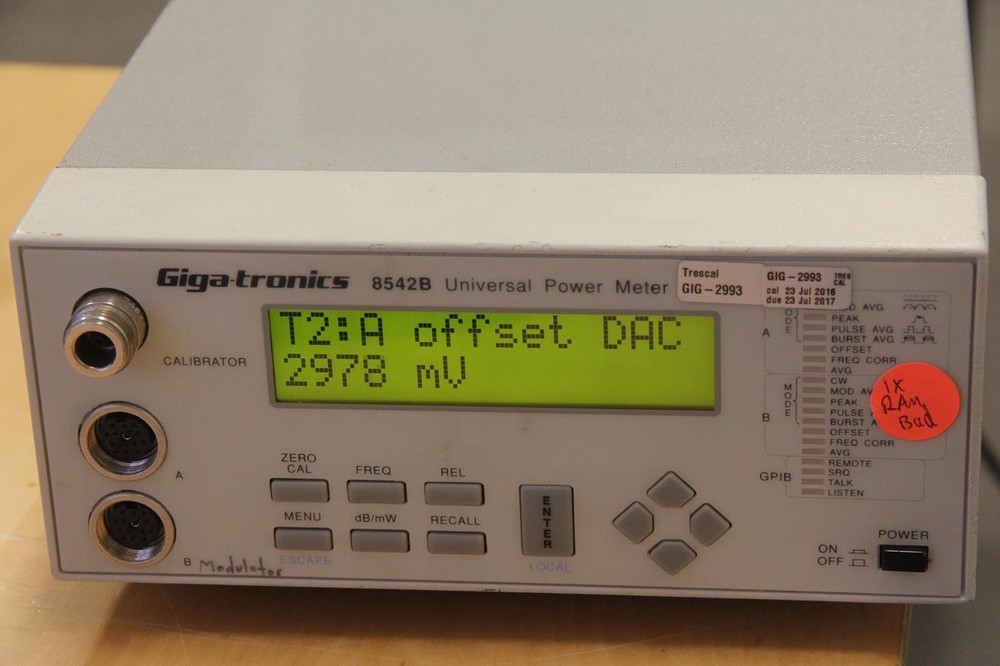 GIGATRONICS 8542B Universal Power Meter