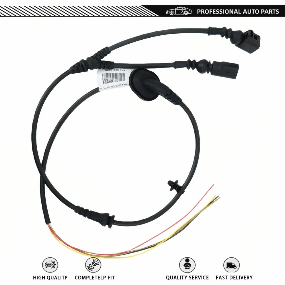 Fit 2009-2016 VW Tiguan Front Left ABS Speed Sensor Replacement Wiring Harness
