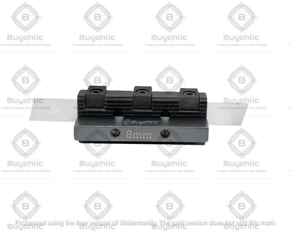 Adjustable T-Parting & Cut Off Tool Holder with Blade for Lathe Machine