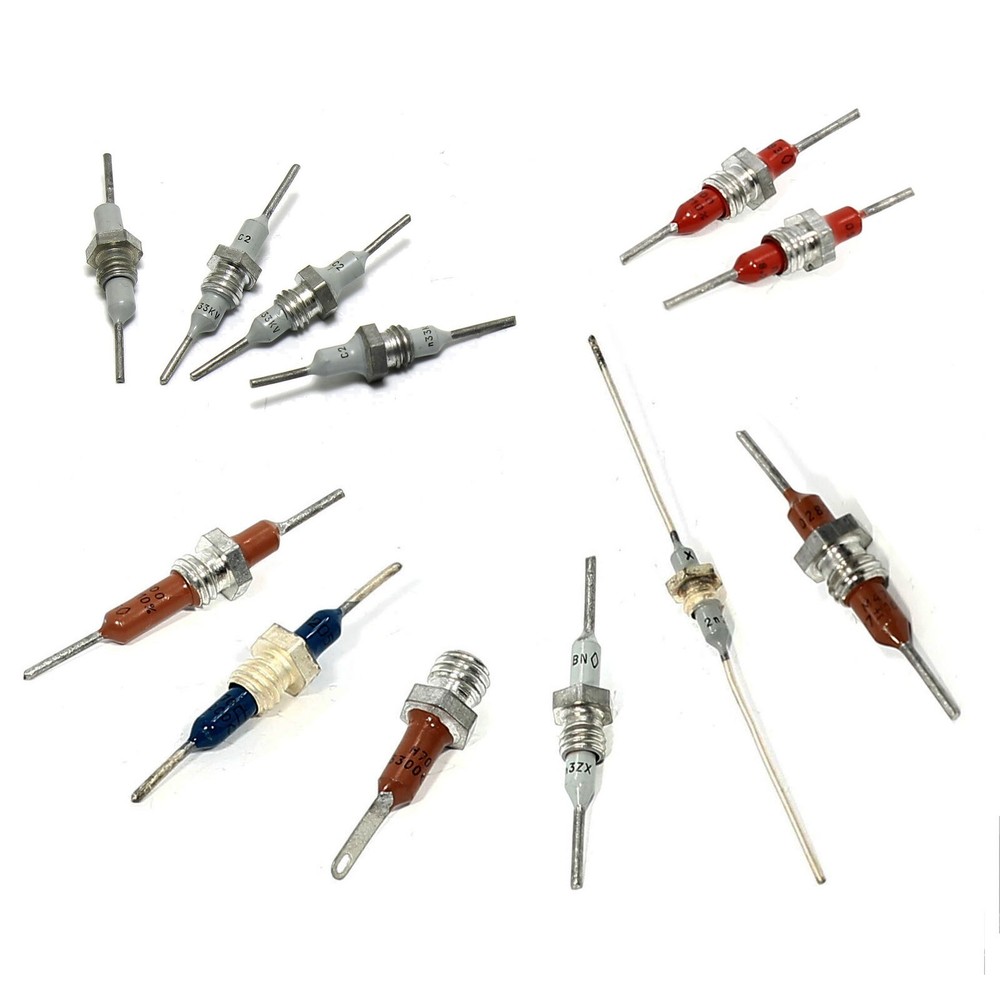 30pcs Feedthrough Feed Thru Ceramic Capacitor 27pF 500V KTP-2 USSR