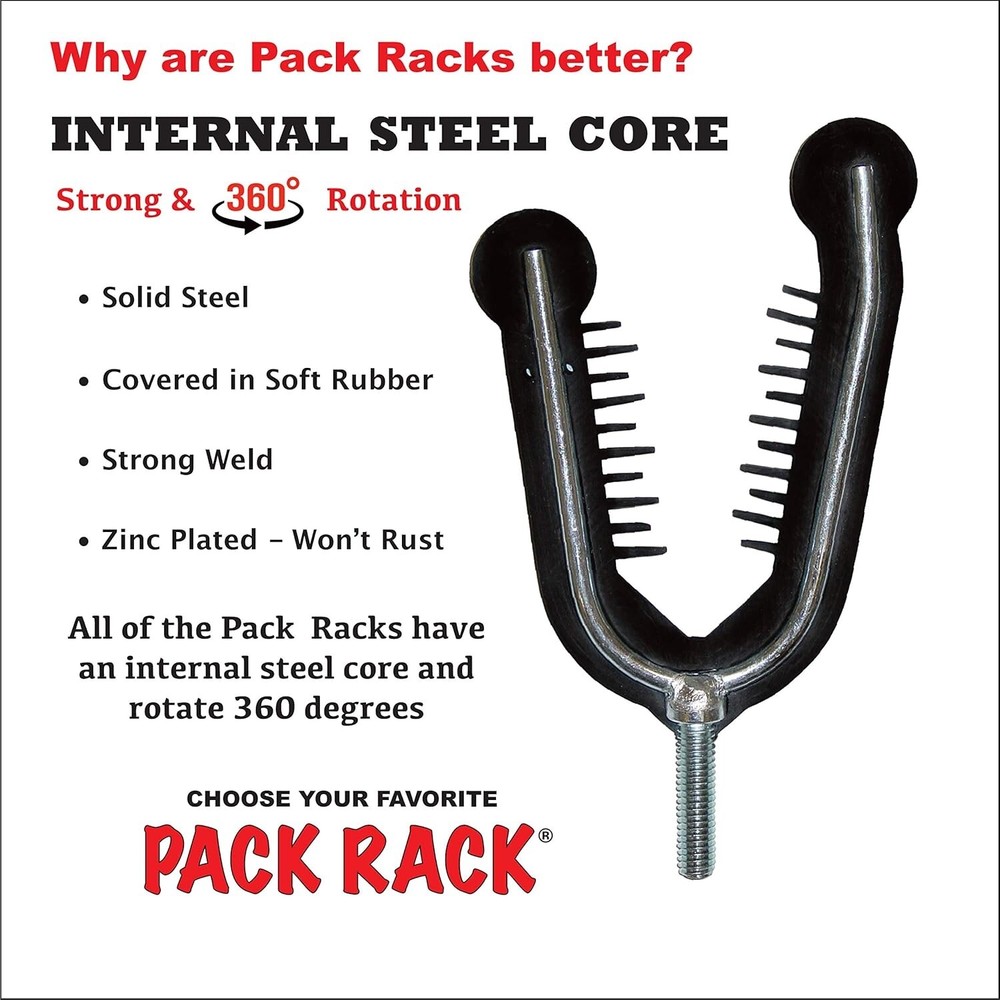 Double Pack Rack Plus - Gun & Bow Rack for ATVs - Model PRP2