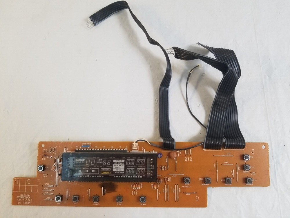 ONKYO DX-1500 Compact Disc Player DISPLAY BOARD w Working Display