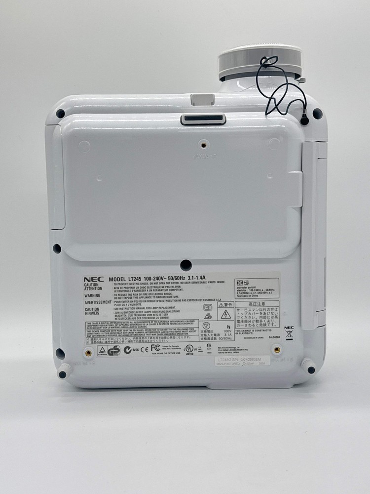 NEC LT245 Multimedia Projector Bundle - Low Lamp Hours