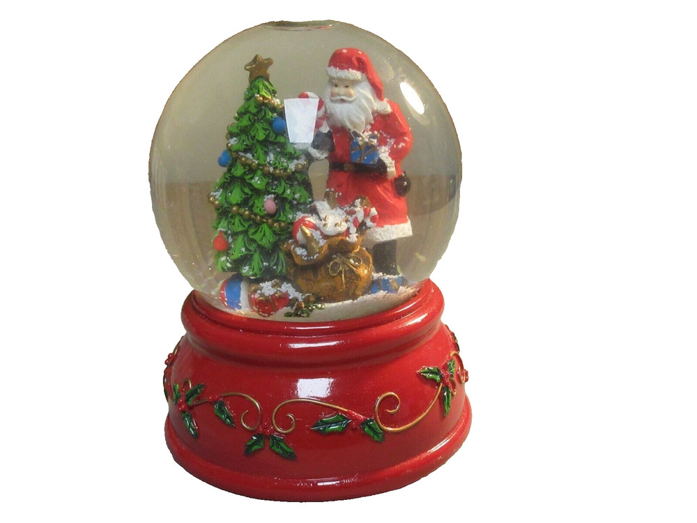 Musical Santa Snowglobe