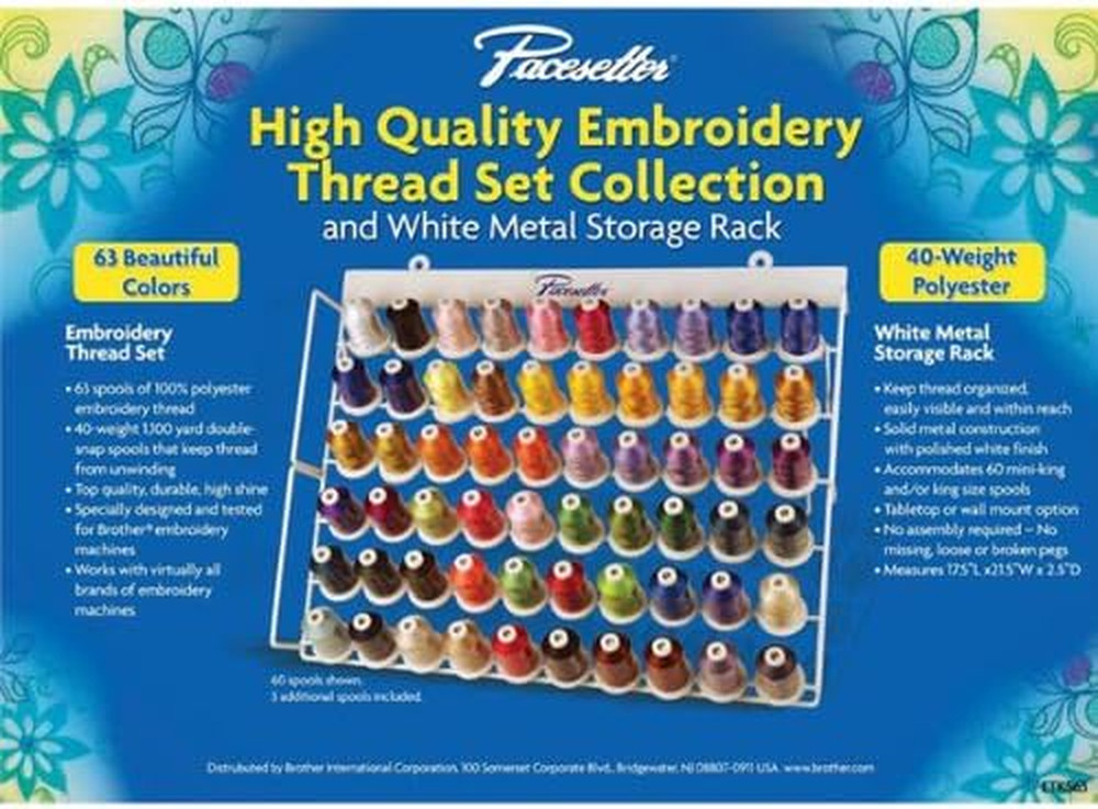 ETKS63 Pacesetter Embroidery Sewing Thread Set