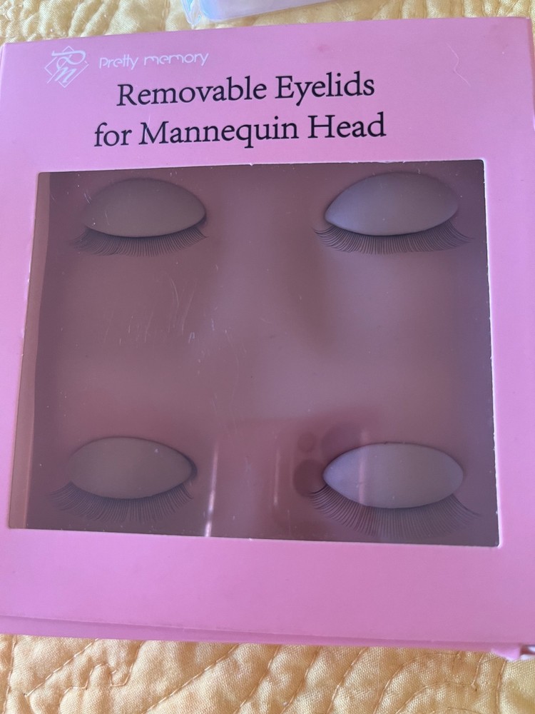 Choose! Mannequin Eyelash Extension School Training With Removable Eyelids