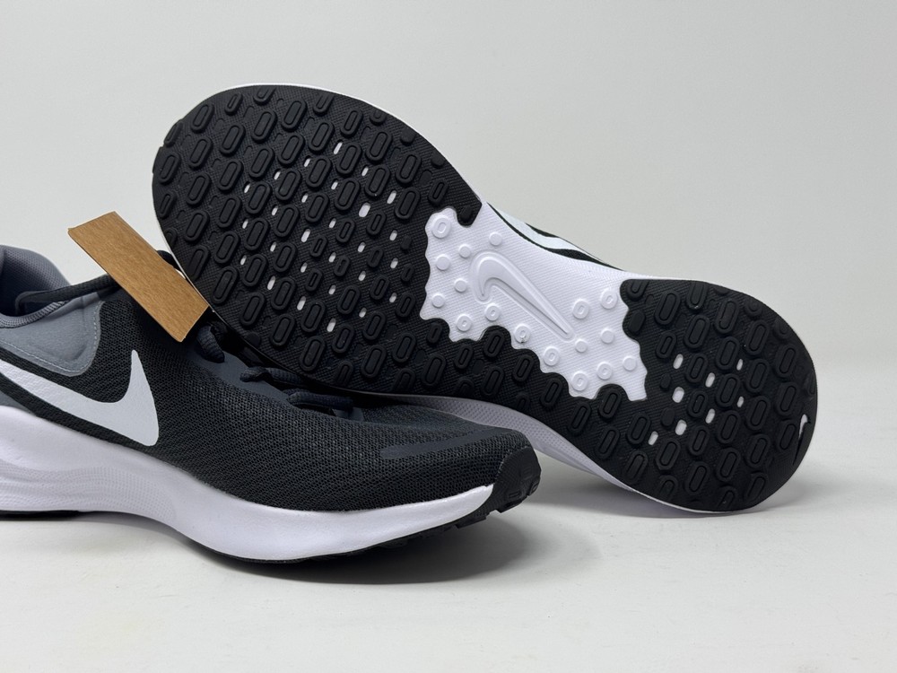 Nike Revolution 7 Grey White Running Workout Shoe FB2207-007 Men's Multi Size