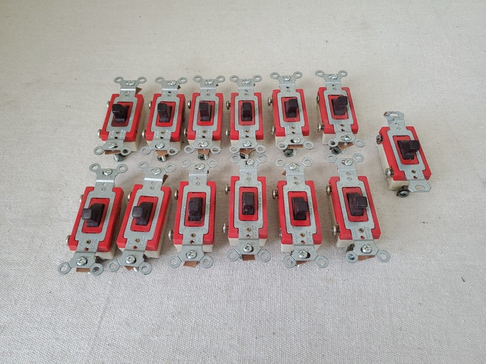 (PACK OF 13) GE TOGGLE SWITCH SPEC GRADE 20A BROWN