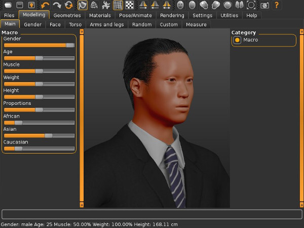 MakeHuman 3D Character Creator - Mac & Windows Photorealistic Modeling Software