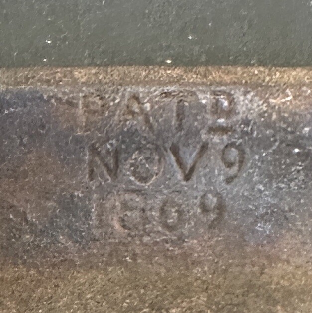 #1770-Antique Original Cast Iron Apothecary Cabinet Bin Drawer Pull Pulls Handle