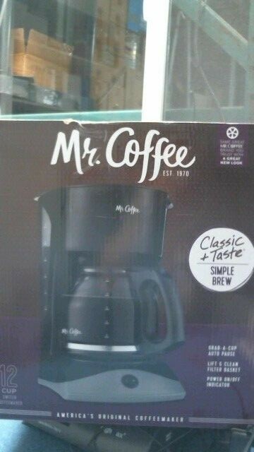 Mr.Coffee 12 Cup Programmable Coffeemaker, Black, FREE SHIPPING