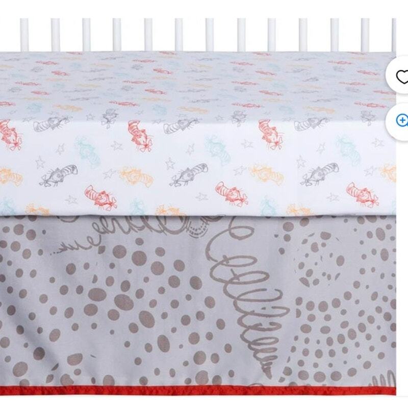 De Suess Cat in the Hat 4 Piece Crib Bedding Set Trend Lab