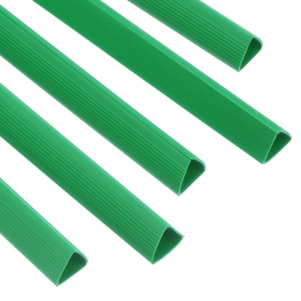 10Pcs Binding Bars, 15mm Binding Bars 120 Sheets Capacity, Green