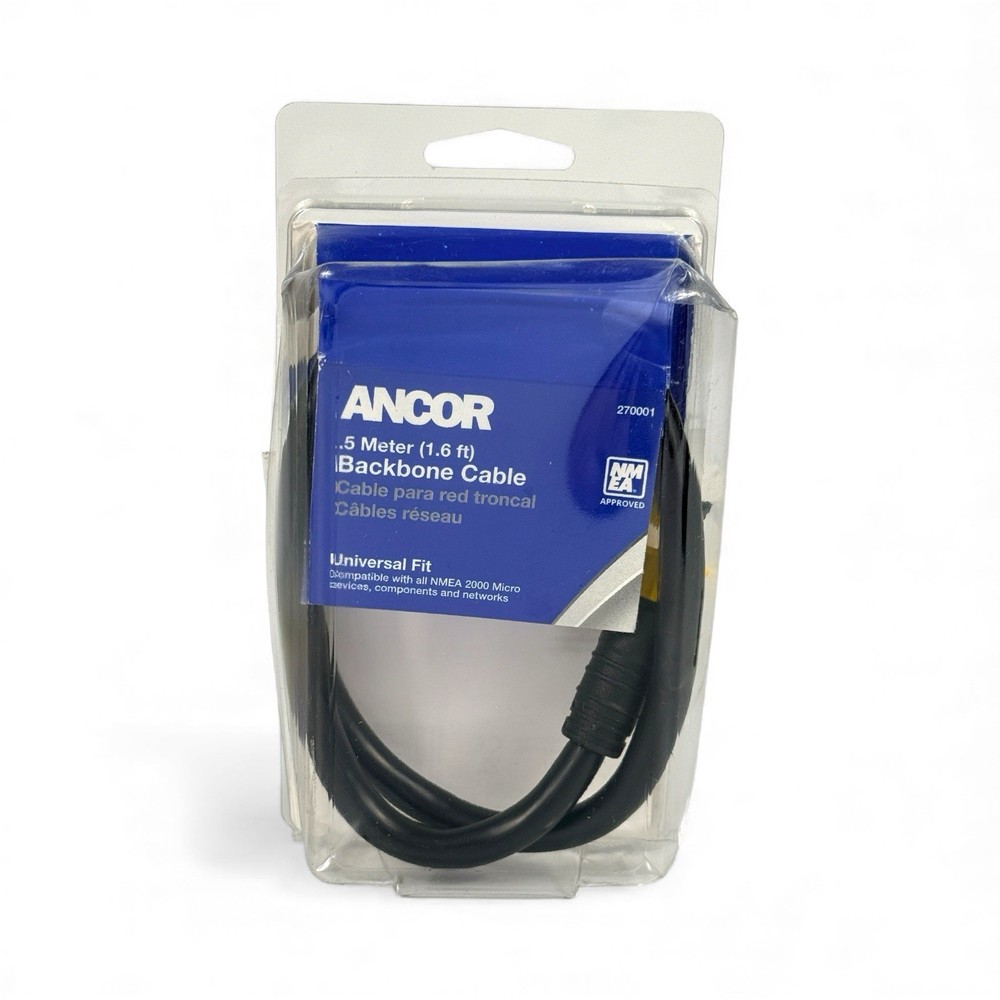 ANCOR NMEA 2000 Backbone Cable 0.5m (1.6 ft) 270001 Open Box