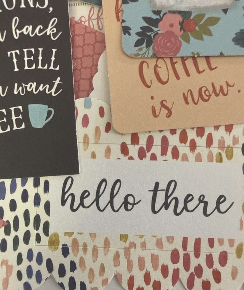 COFFEE FRAMES & TAGS EPHEMERA Die-Cut Set(33pc) Echo Park•Drinks•Card Making•