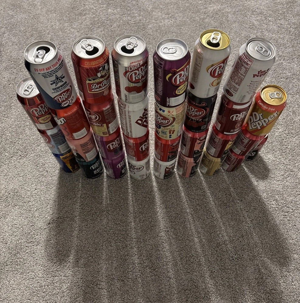Dr Pepper Can Collection (READ DESCRIPTION)